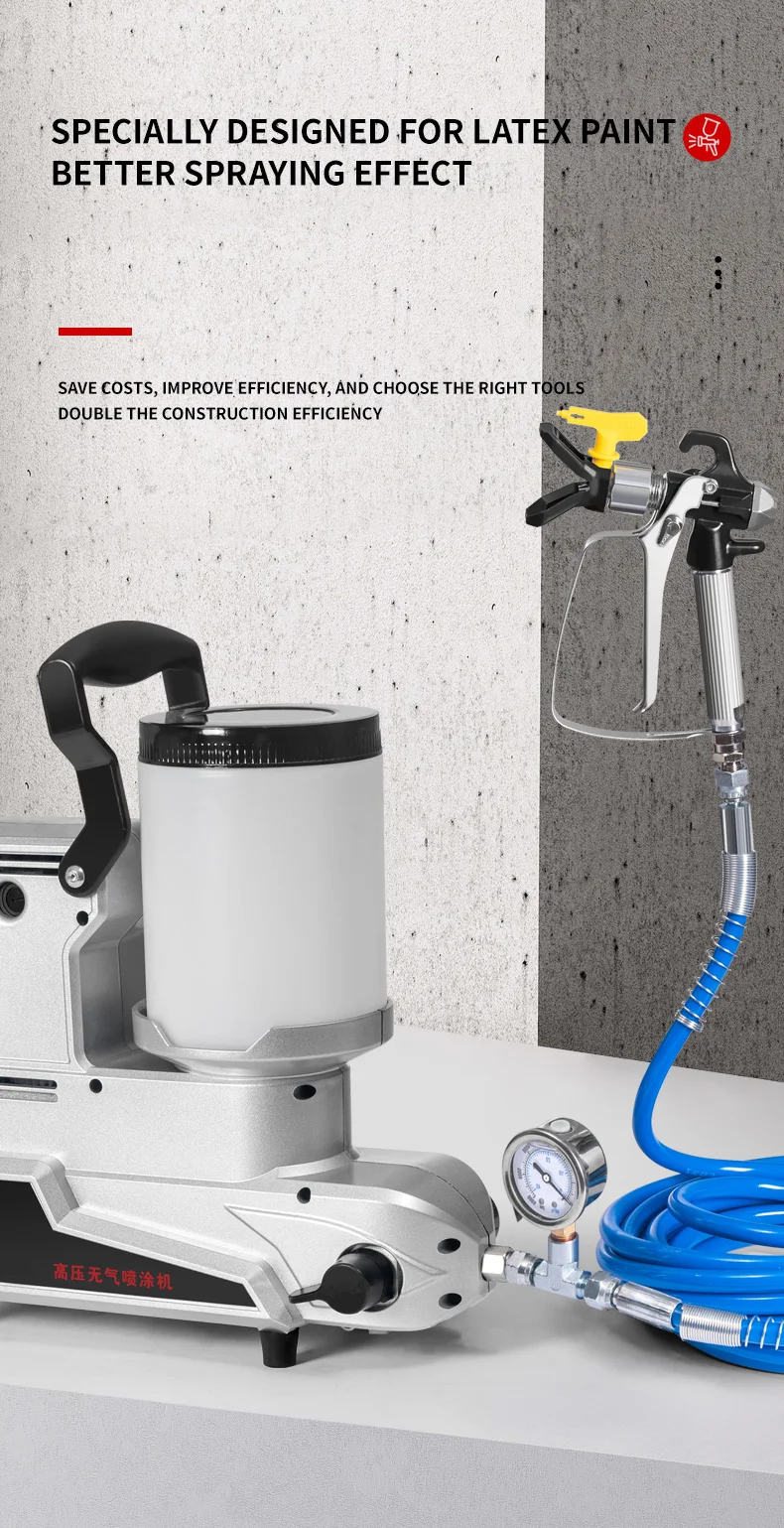 Multi Functional Lightweight High-pressure Airless Spraying Machine Latex Paint