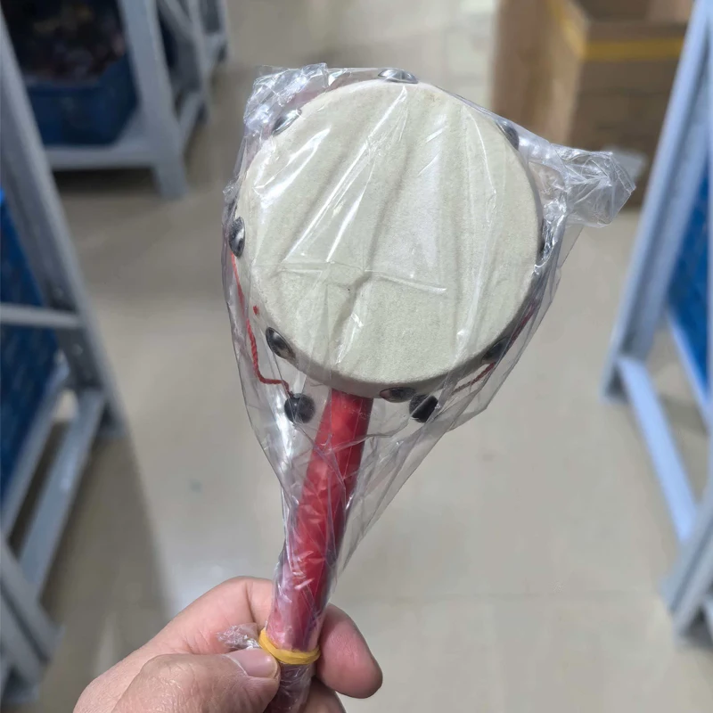 Colorful Chinese Spinning Rattle Drum Toy - Kids Party Favors & Gifts