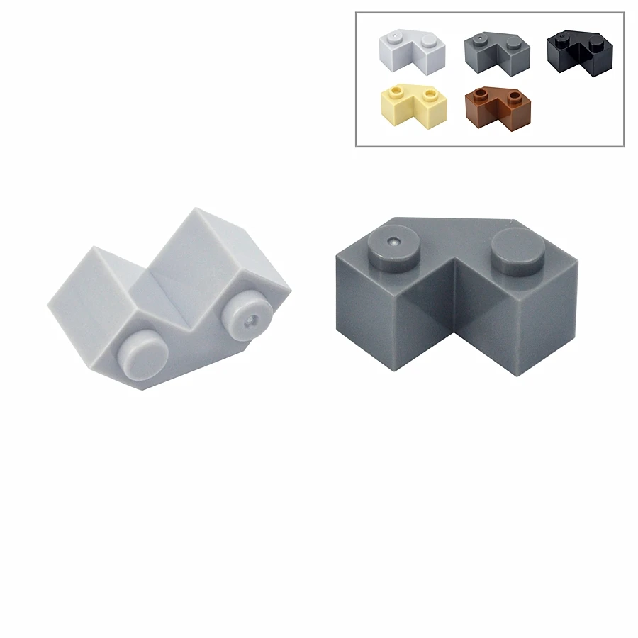 30pcs MOC 벽돌 부품 87620 벽돌 웨지 2x2 패싯 호환 빌딩 블록 입자 DIY Assmble 아이 퍼즐 두뇌 장난감 선물