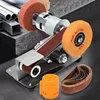 110V/220V Mini Electric Belt Sander DIY Polishing Grinding Machine Cutter Edges Sharpener Multifunctional Grinder Power Tool 1