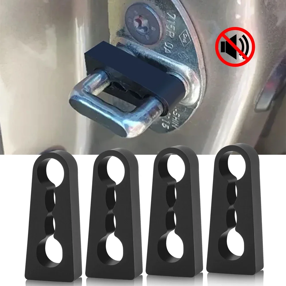 Door Lock Damper For Renault Duster 2 Captur Kaptur Arkana Fluence Soundproof Insulation Quiet Deaf Creaking Noise Seal door lock damper sound proof mat sound insulation mat sound absorbing panel soundproofing cotton sound insulation ring soundproofing roller sound insulation cotton sound absorbing foam soundproofing foam soundproofing board sound deadener mat