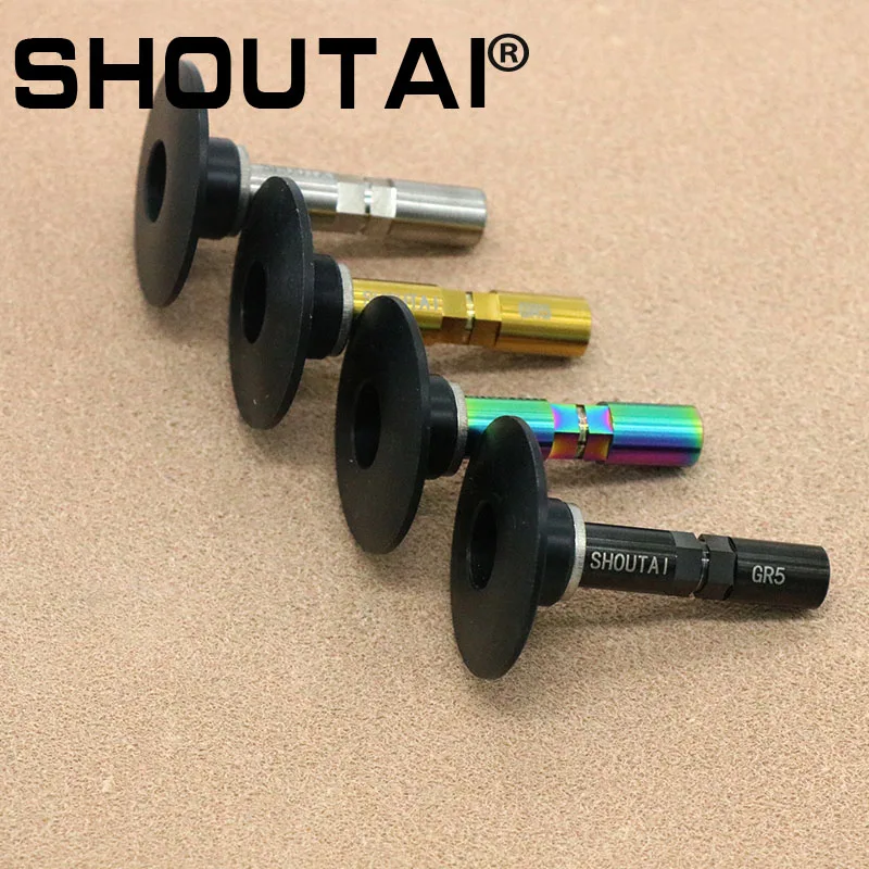 For Brompton Bicycles Seat Tube Limit Mushroom Head Titanium Alloy Column Stop Disk Bike Parts bicycle seat tube stop