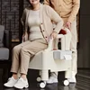 Brake Design Adult Toilet Chairs, Toilet for The Elderly, Mobile Home Wheelchair-type Commode Toilet, Bedside Commode with Wheel 5