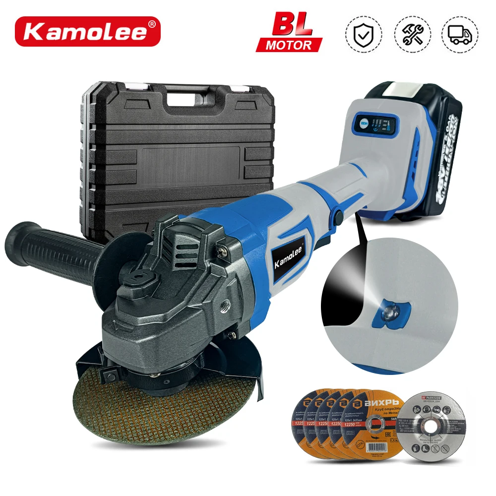 Kamolee M14 귯ø  ޱ , 3    , ŰŸ 18V ͸ ȣȯ, 125mm, 100mm, 18500RPM