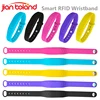 3PCS Waterproof RFID 125khz 13.56MHz Access Control Silicone Wristband Smart Bracelet Tag 4 Chips Readable Writable Optional 1