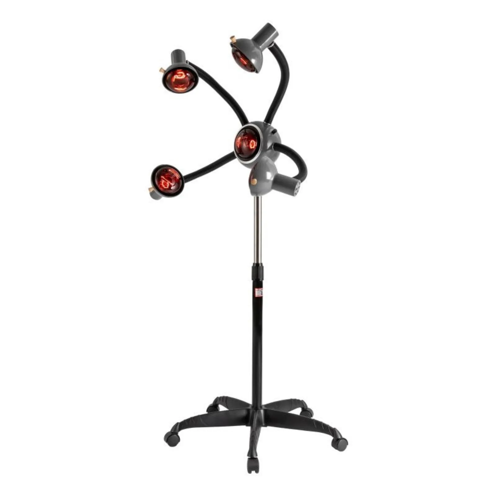 5 Head Perming Dyeing Steamer 110V Salon Hairdressing Flying Saucer Heating Machine Infrared Light Heat Therapy Red Lamp
