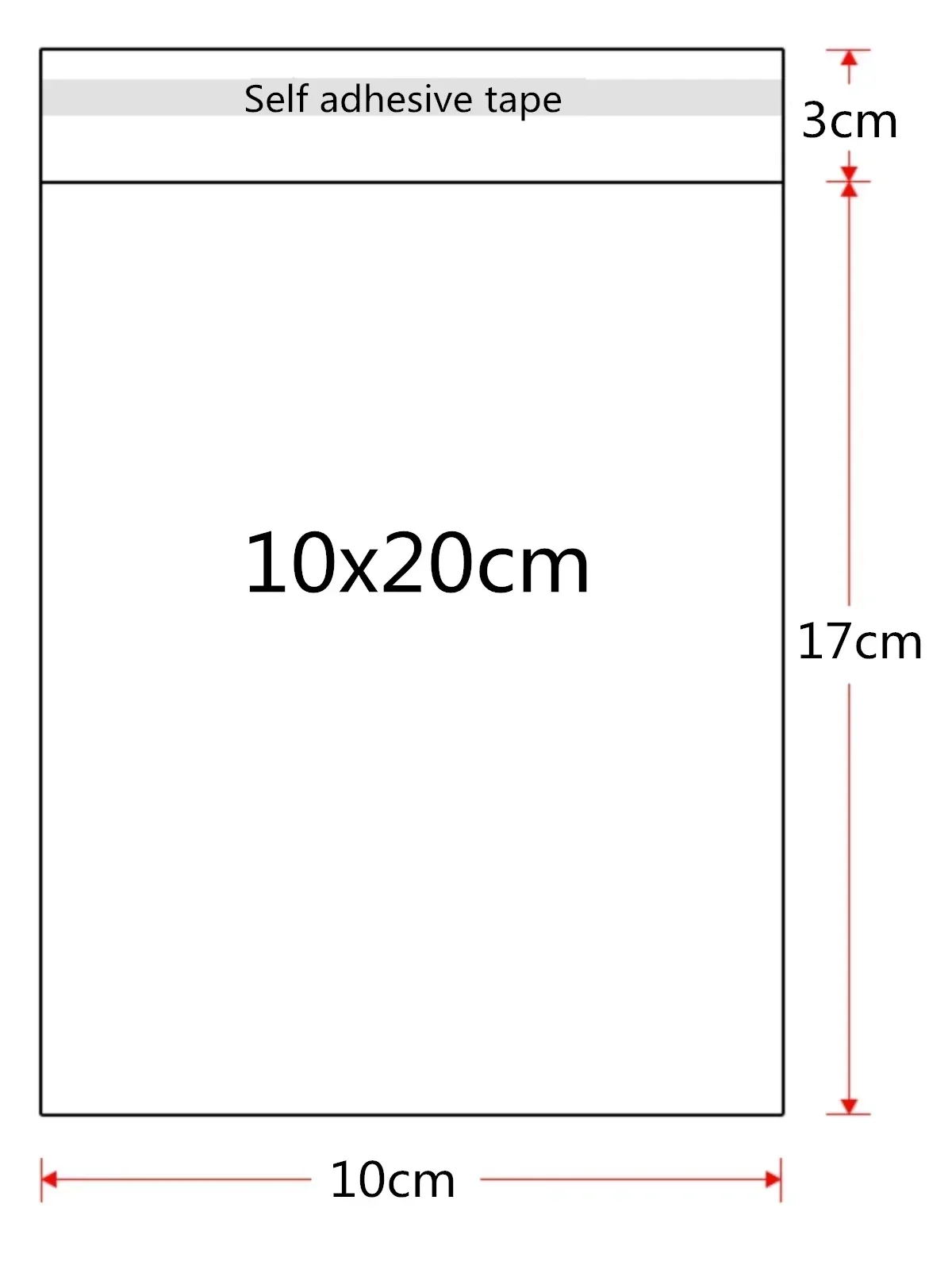 Self-adhesive OPP Plastic Transparent Bag Book Maskpack Storage Package Moisture-proof Waterproof High Definition Packing Bags 6