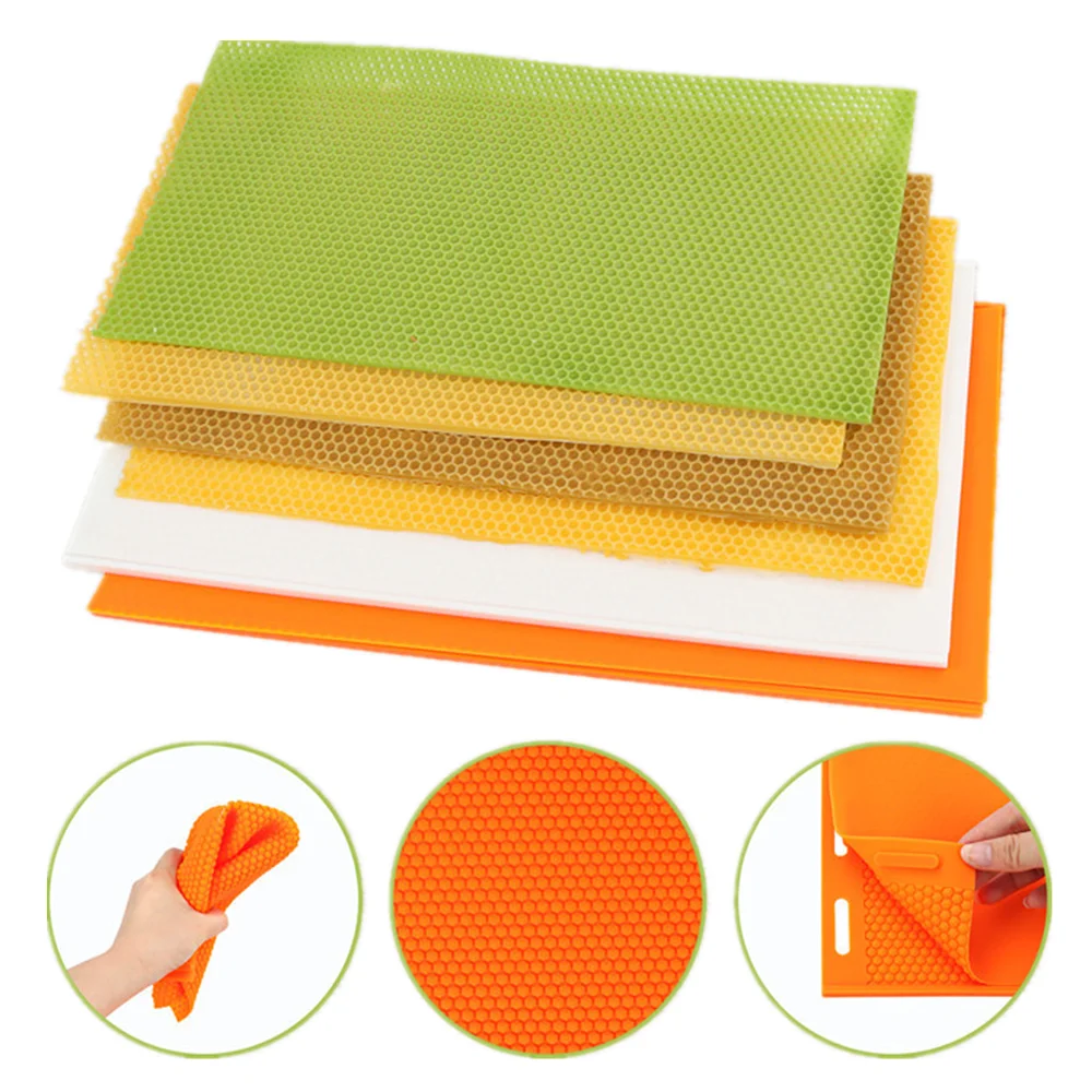 Silicone Beeswax Mold Beeswax Sheet Flexible Beeswax Foundation Press