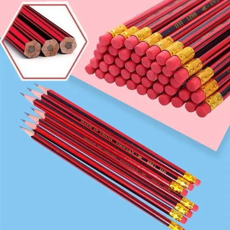 12/30 HB wooden pencils for students to use- perfect for writing, sketching and drawing practice, for returning to school - 6