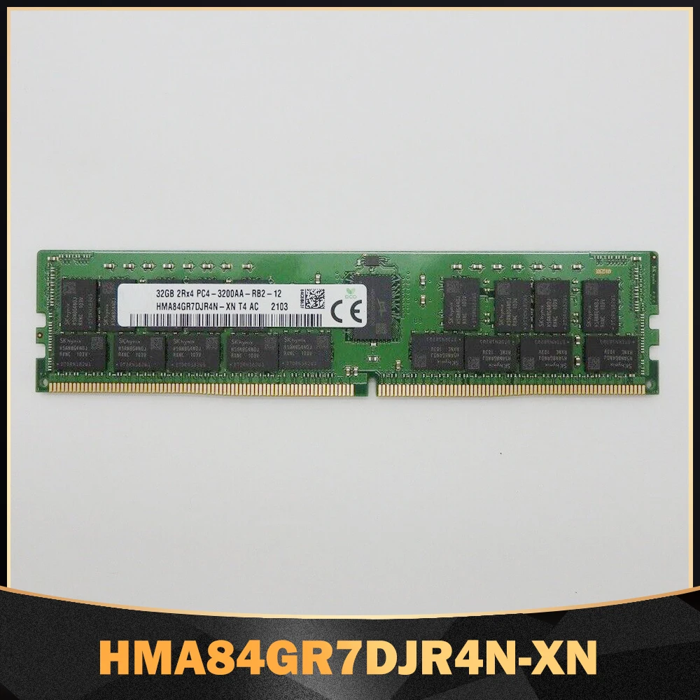 

1PCS High Quality RAM 32GB 32G 2RX4 DDR4 PC4-3200AA ECC REG For SK Hynix Memory HMA84GR7DJR4N-XN