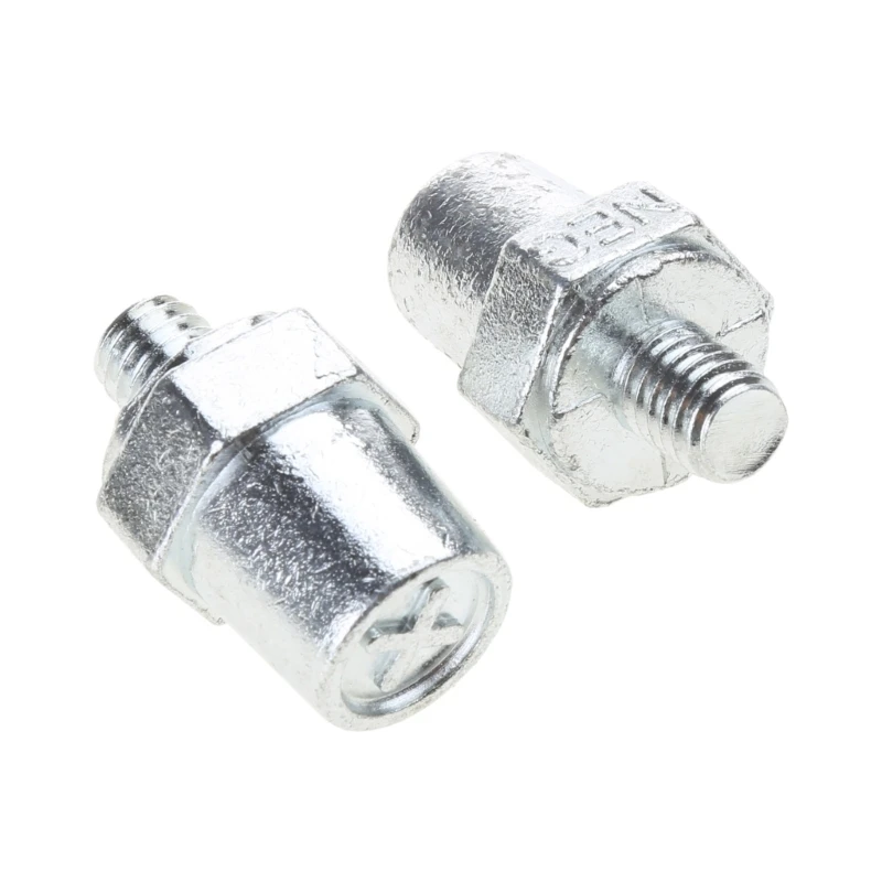 2Pcs Universal Zinc Alloy Car Positive Negative Battery Post Terminal Clamp Adapter Converter Connector Corrosion Resistance