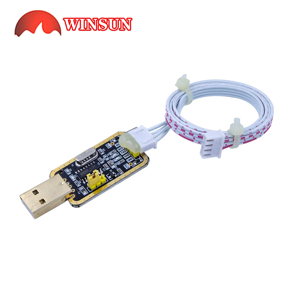 Usb para Ttl Conversor Módulo Uart Porta Serial Ufs-hwk Stc Dowanloader 232 para Ttl Conector Ch340g - Imagem 6