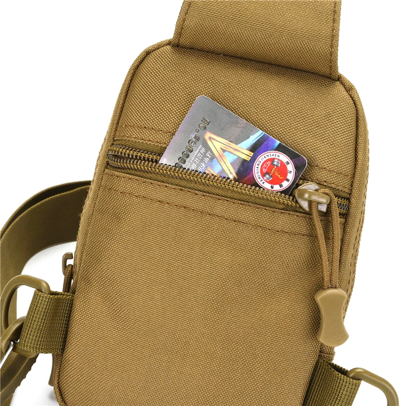 Tactical Chest Bag Trekking Pack EDC Sports Bag Shoulder Bag Crossbody Pack Assault Pouch for Hiking Cycling Campinga 3