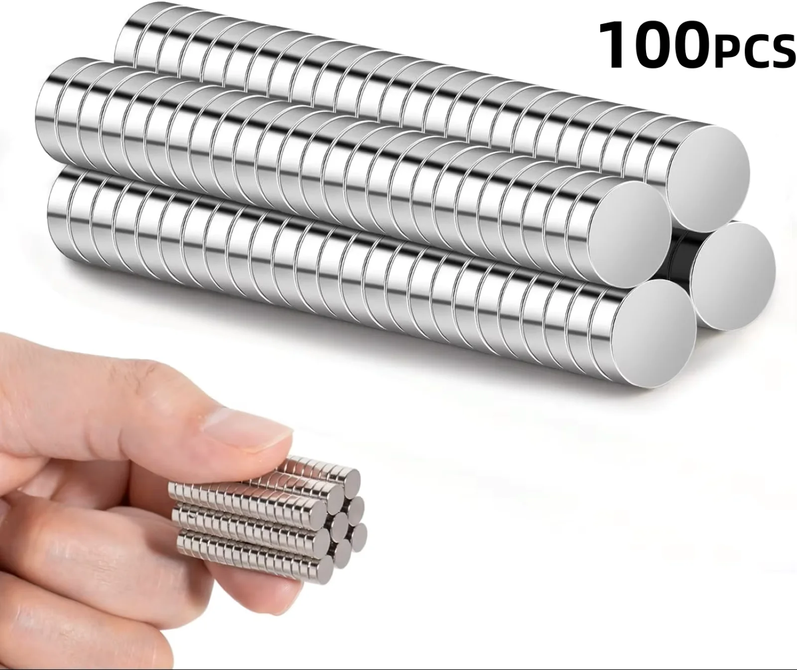 Super Strong Round Permanent Magnets - 6x2mm Powerful Refrigerator Magnets
