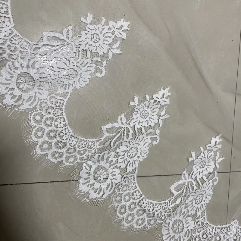 Wedding Veil 3m Long Comb Lace