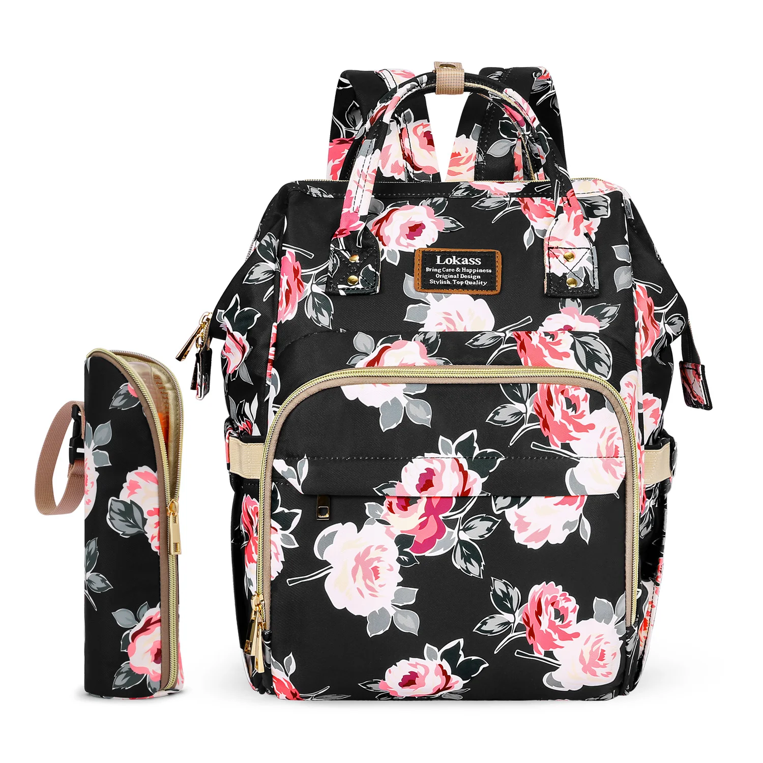 New Mummy Maternity Bag For Baby Fashion Large Capacity Printed Mommy Bag Multifunction Diaper Bags For Mom Activity Diaper Bags 3