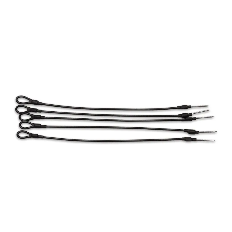 100Pcs/Lot Supermarket Anti-Theft Department Store Protective Rope Steel Wire Leather Anti-Theft Rope Buckle 30cm