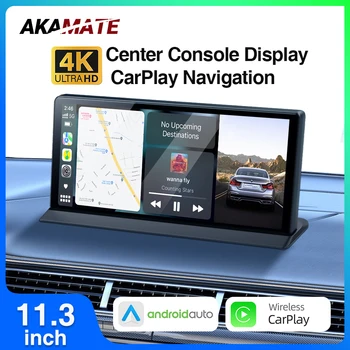 Navigazione automatica Android CarPlay wireless da 11,3 pollici Display 4K Sospensione Console centrale Schermo completamente montato Bluetooth AUX USB
