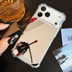 Elegant Plating Mirror Makeup Phone Case with Shockproof Protection - iPhone SE (2020) (1)