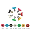 High Pressure Washer Tips Set With Nozzle Holder 7 Nozzle Tips 1/4 Inch Quick Connect 4000 PSI 5 Holes Holder for Pressure Gun 4