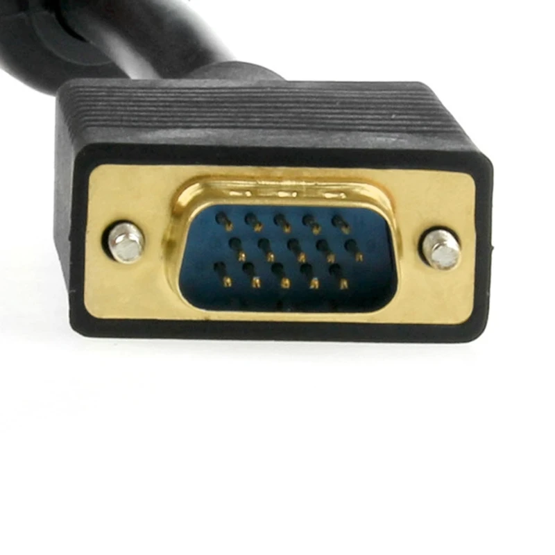 VGA To 5BNC RGBHV Coaxial Cable For HDTV Displays And Projectors High Resolution
