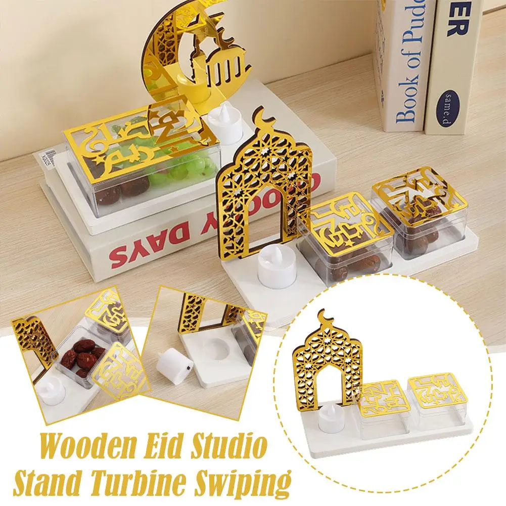 

Ramadan Eid Table Decorations Candlestick Food Holder Table Candle Electronic Party With Eid Plates Decoration Decoration K6r9