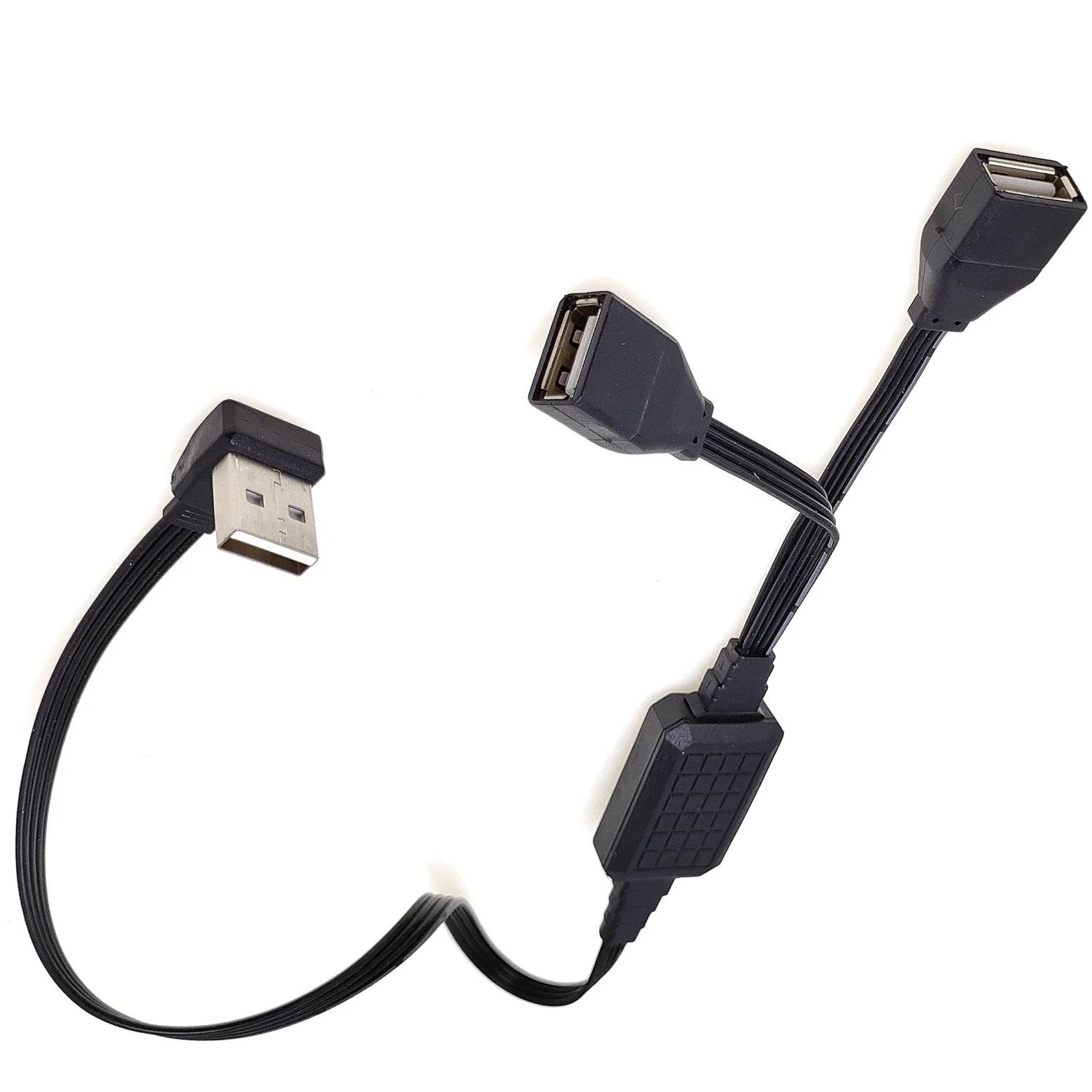 

20CM-110CM Dual data USB 2.0 to 1 male and 2 female, power adapter and distributor, USB charging power cable, extension cable