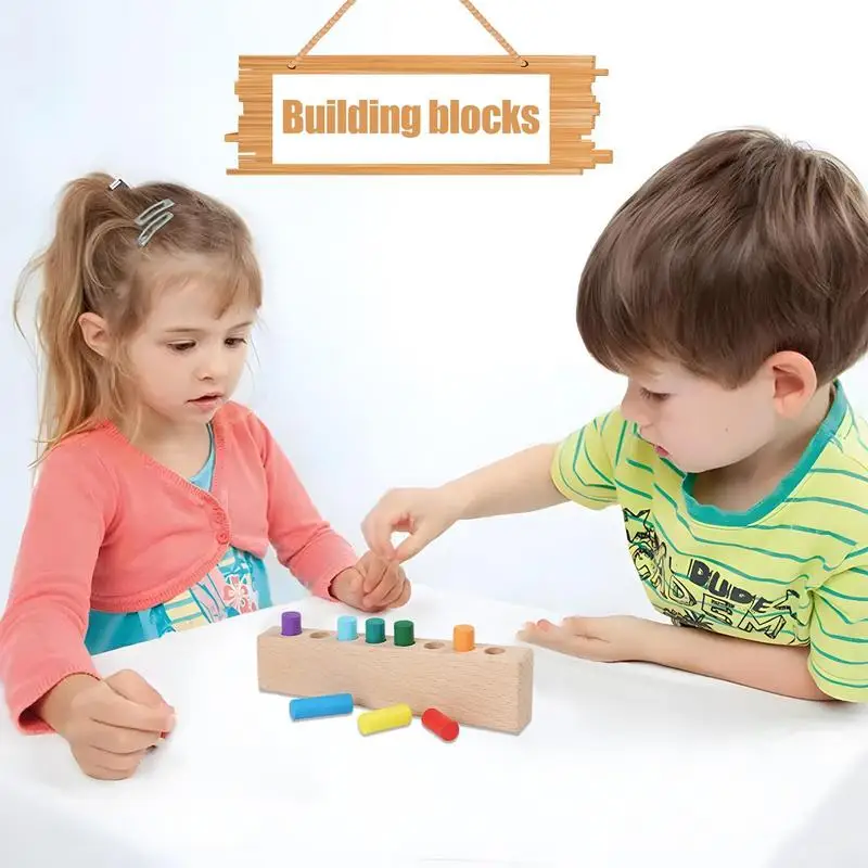 Fine Motor Skill Toy Building Blocks For Children's Fine Motor Skill Development Bright Colors Early Educational Toy For Home