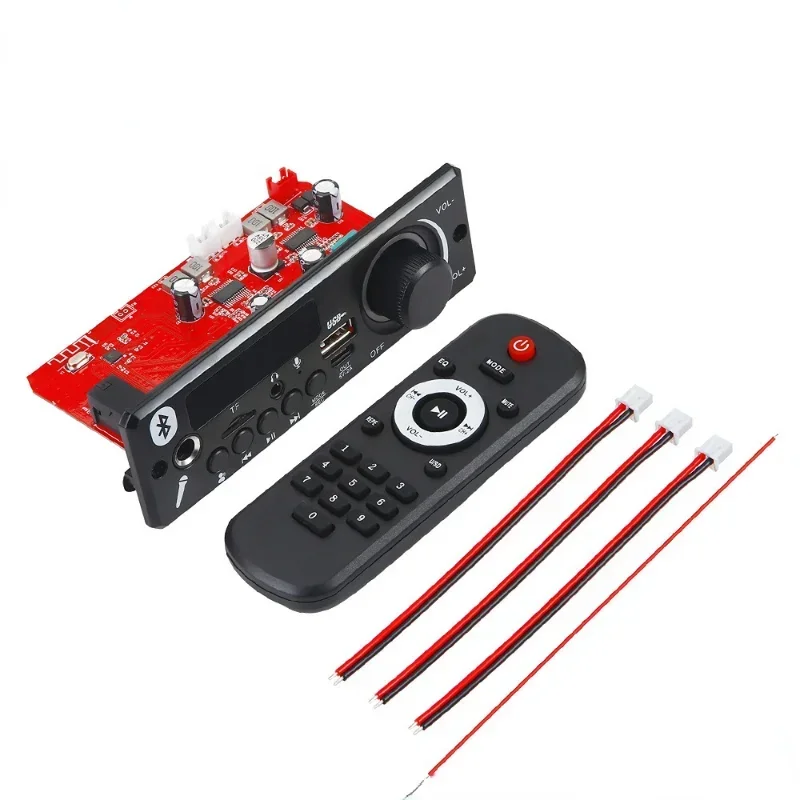 

2*80W 160W Amplifier Bluetooth MP3 Decoder Board 12V DIY MP3 Player Car FM Radio Module TF USB Microphone Record Handsfree Call