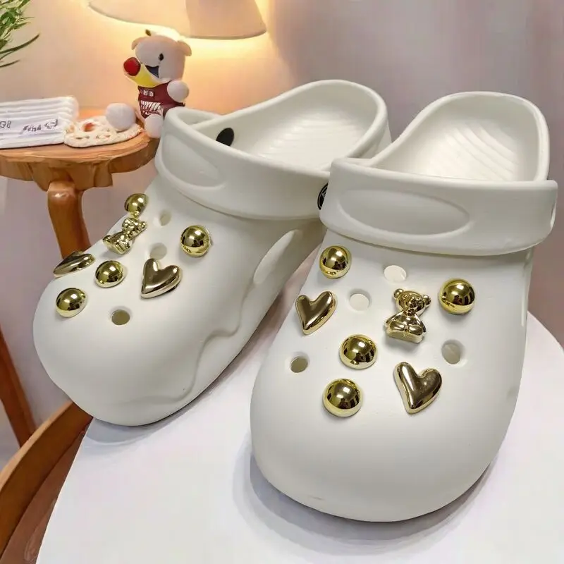 รูปสินค้า ชุดแต่งรองเท้า DIY ลายหมีน่ารัก ตกแต่งได้ทุกรองเท้า