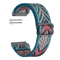Nylon Elastic Sport Wristband - 20/22mm for 22mm (Green arrow)