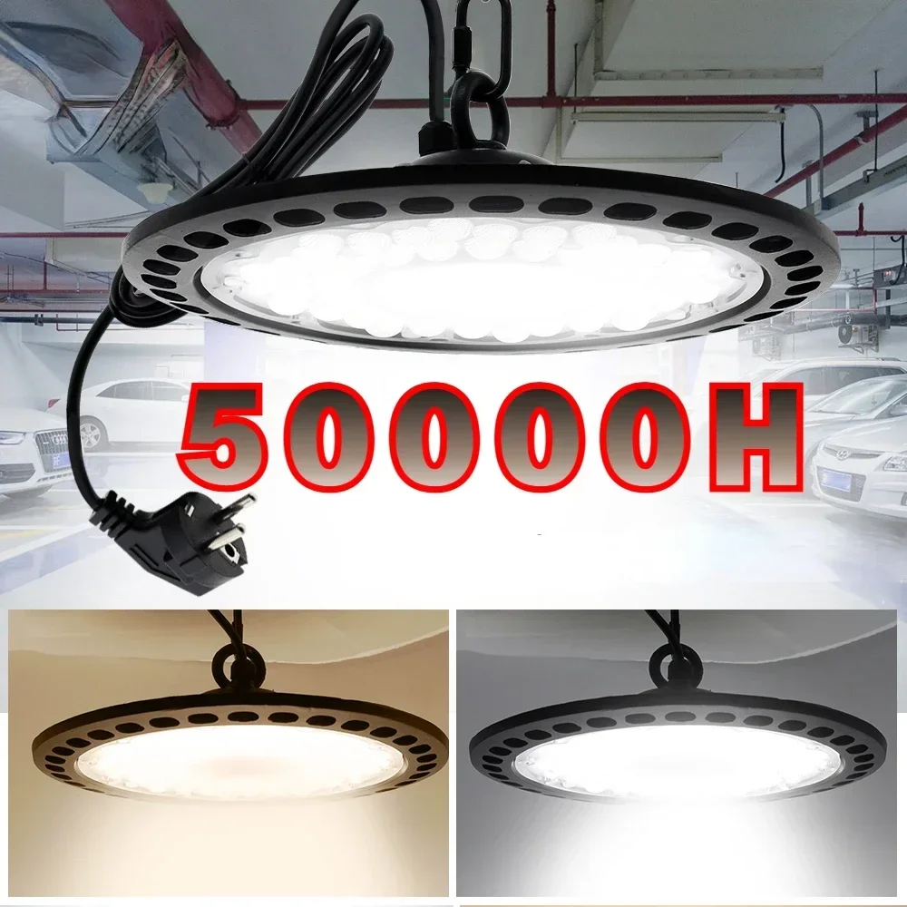 Ac220V Super Bright Ufo Led High Bay Lights Impermeabile Commerciale Illuminazione Industriale Mercato Magazzini Officina Garage Lampada