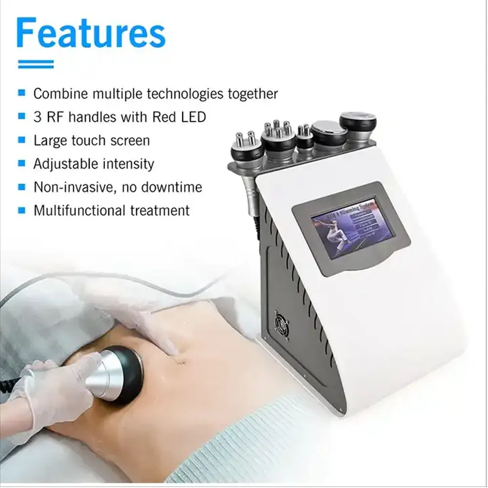 

5 in 1 40k Cavitation Slimming Machine Weight Loss Vacuum Cellulite Removal Weight Loss Machine Fat Burning Instrument