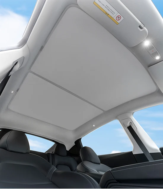 Toit ouvrant panoramique pare-soleil en cristal de glace pour Tesla Model  3/Y