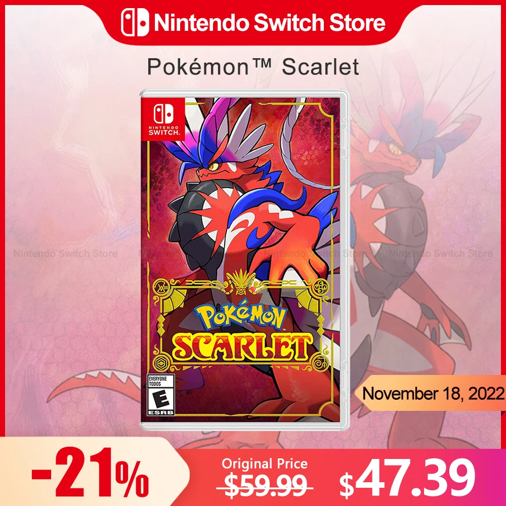 Pokemon Scarlet Nintendo Switch Offerte Di Gioco 100% Ufficiale Originale Gioco Fisico Card Adventure Rpg Genere Per Switch Oled Lite