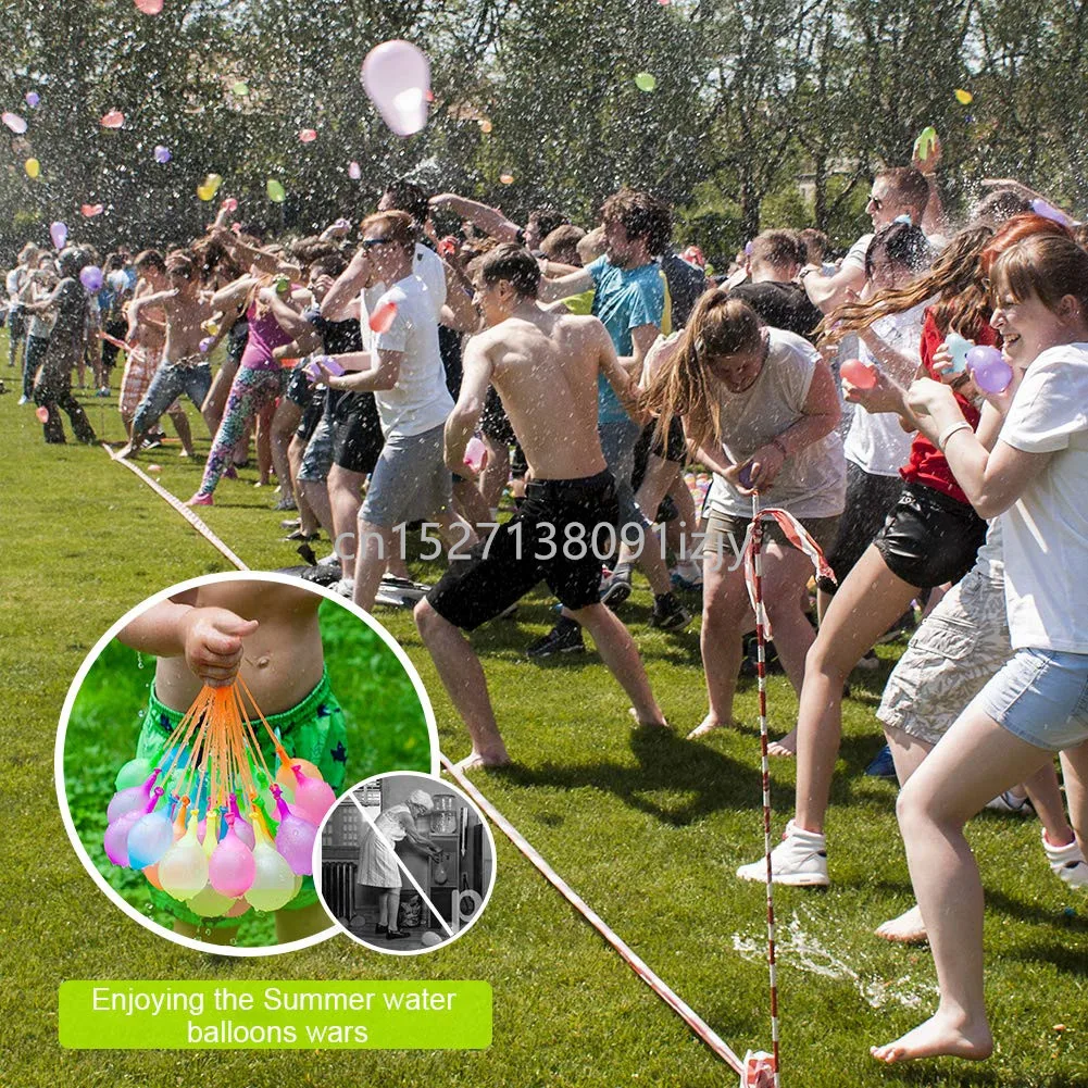 111pcs Summer Water Balloons Toys for Children Adults Outdoor Water Game Pool Games Beach Party 3
