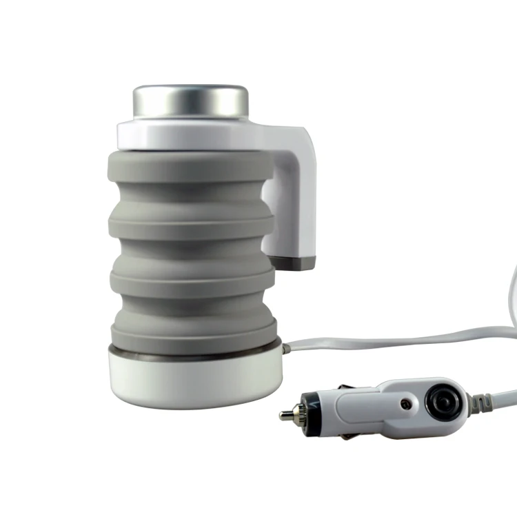 Portable Folding Outdoor Car Power Electric Water Heating Kettle For Baby Milk Powder Tea Coffee Cereals 6
