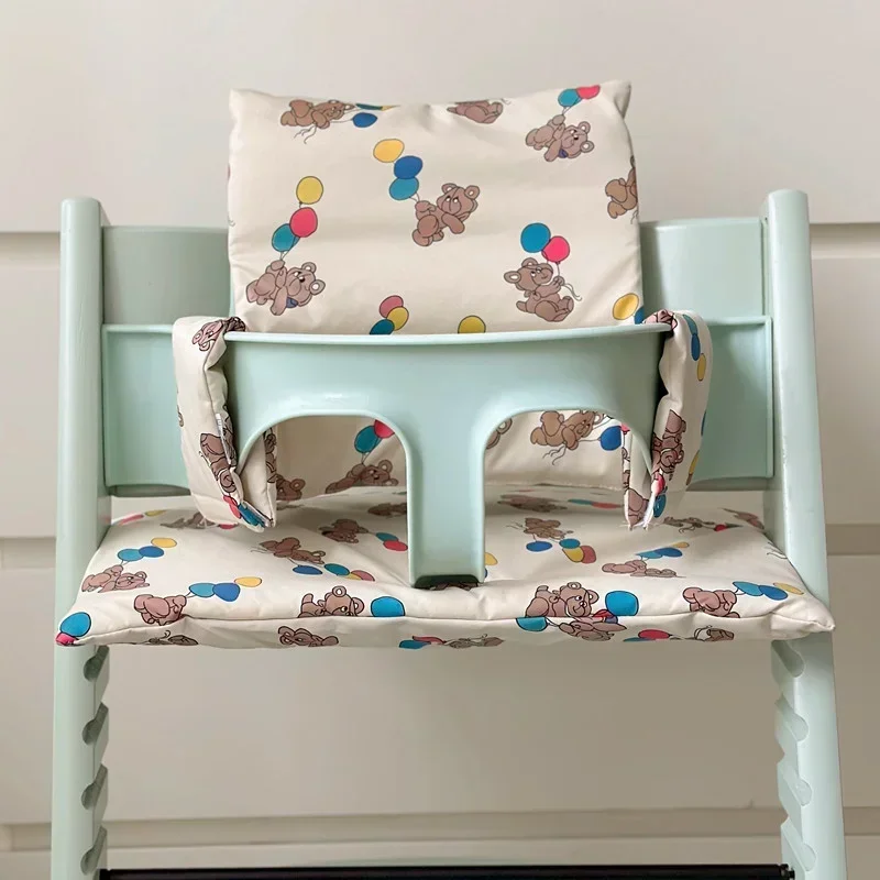 Soft Highchair Cushion Washable Baby Dinner High Chair Seat Cushion Liner Mat Pad Back for Stokk Trip Trap High Chair