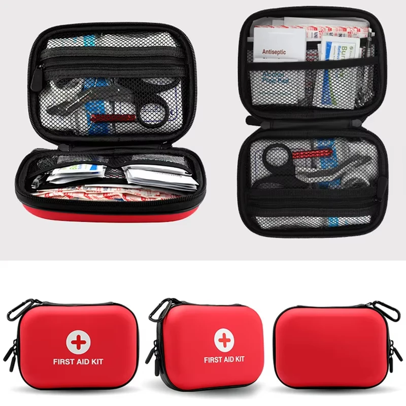 First Aid Kit Portable Small First Aid Kit Compact Medical Kits for Car Home Outdoors Sports Camping Hiking and Office