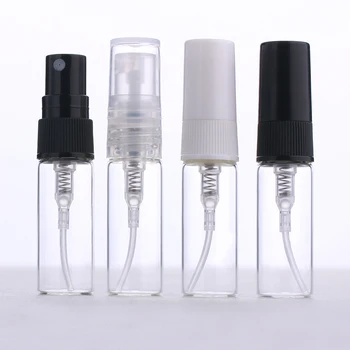 3ml 미니 Refillable 향수 병 휴대용 유리 스프레이 병 향수 병 샘플 테스터에 대 한 빈 유리 튜브