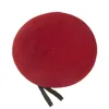Men Uniform Cap High Quality French Style Women Soldier Hat Unisex Wool Bere 2