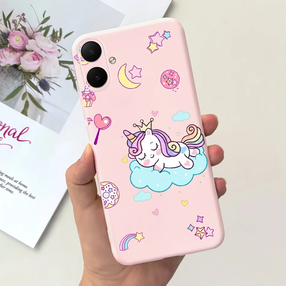 Cute Cartoon Candy Color Soft Silicone TPU Back Cover Phone Case