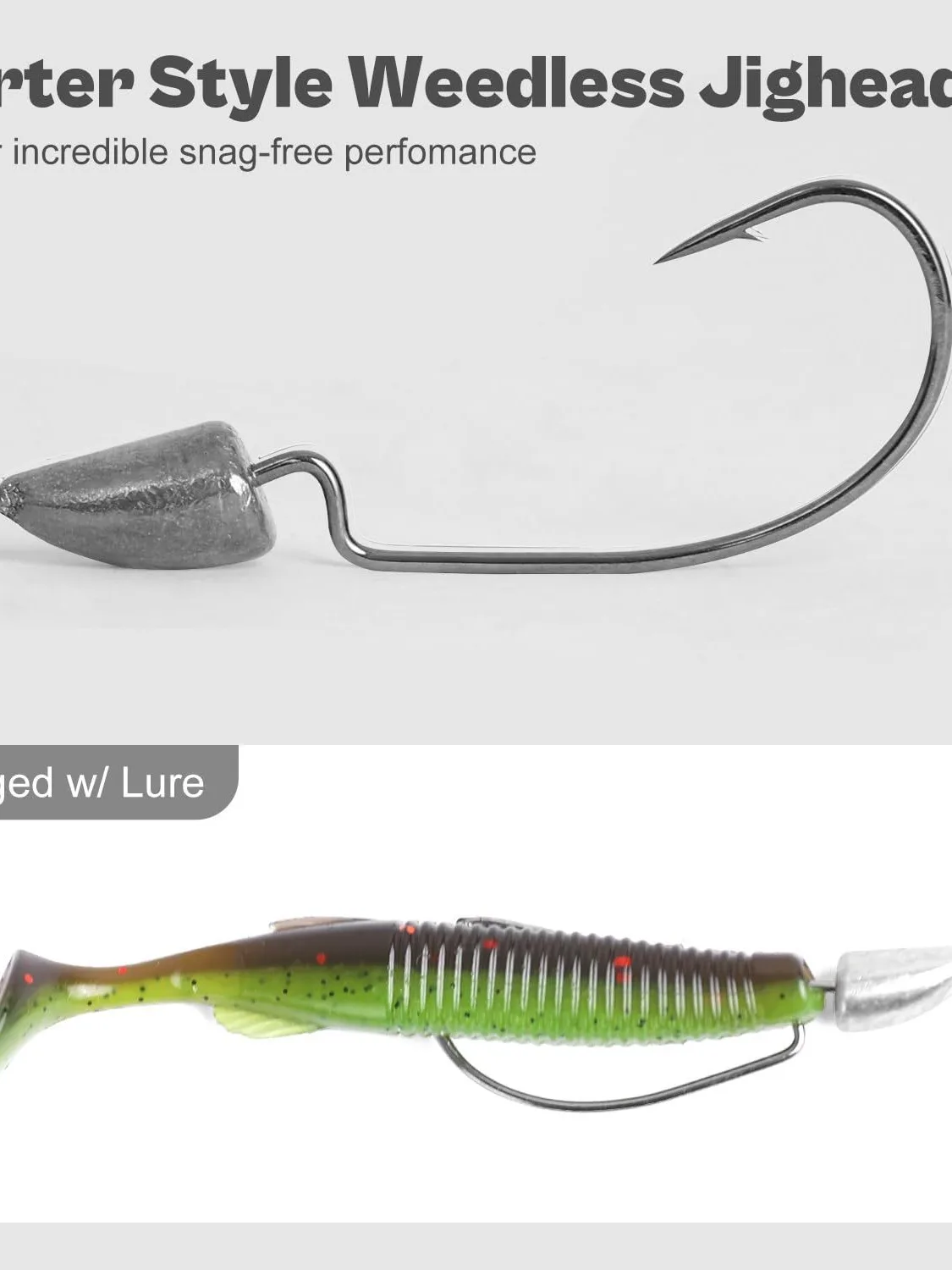 Unkraut loser Jighead Haken manipuliert Köder z Schulter Jig Kopf Haken Anti-Snagging Angel blut durch Hakens pitze Los 10 Stück Verkauf