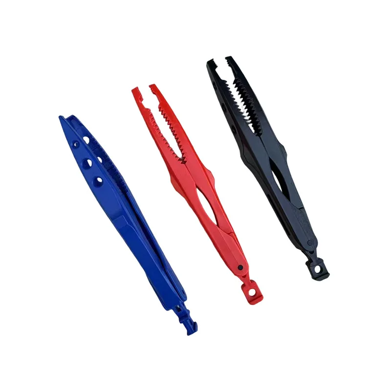 미끄럼 방지 플라스틱 낚시 클램프 물고기 잡는 도구 야외 캠핑 여행 장비 낚시 장비 내구성 있는 물고기 그립퍼 클램프