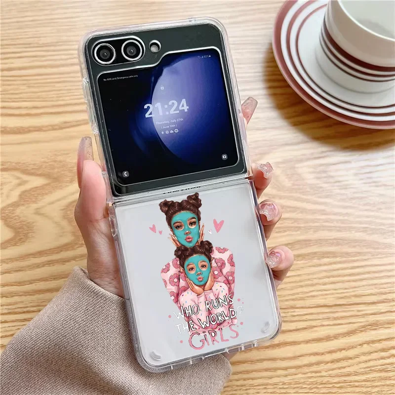 Fashion Super Mama and Dad Transparent Clear Phone Case Cover
