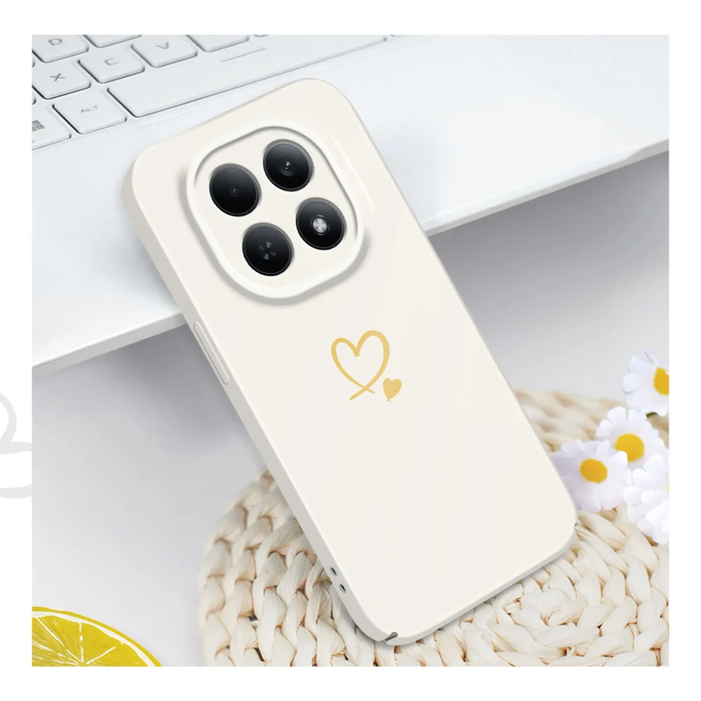 Einfache Liebesherz-Handyhülle für Xiaomi Redmi Note 15 14 13 12 11 Pro Plus 12S 11S 14C 13C 4G 5G Film-Hartschale – Detail 7