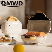 Sandwich Breakfast Machine Double-Sided Heating Frying Baking Pan Hot Press Bread Panini Machine Cheese Grill Hot Dog Toaster 1