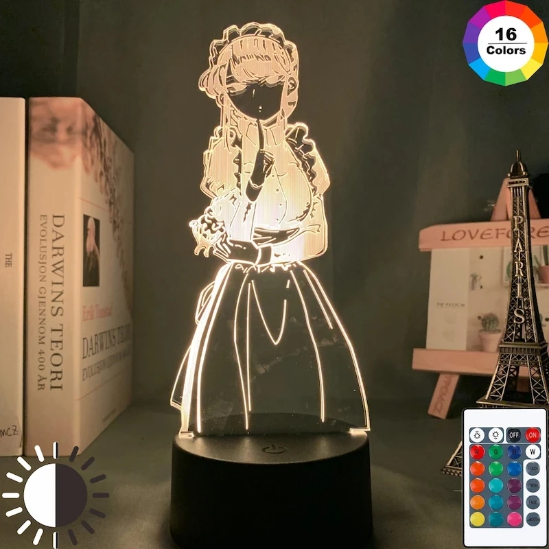 

Komi Can't Communicate Anime Table Lamp for Kids Bedroom Decoration Nightlight Touch Sensor Color Changing Night Light Komi Gift