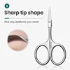 MR.GREEN Eyebrow Scissors Curved Blade Cuticle Scissors Professional Stainless Steel Manicure Trimmer Hair Remover Tool 4