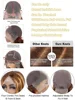 30 40 Inch 250 Density 4/27 Highlight Ombre Blonde Body Wave 13x4 Lace Front Wig Brown Color 13x6 HD Lace Frontal Human Hair Wig 6